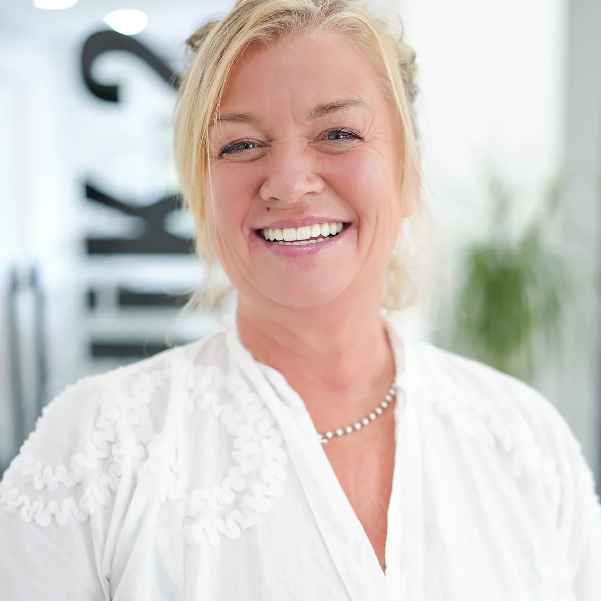 Happy patient smiling at Stom Dental Centre Antalya