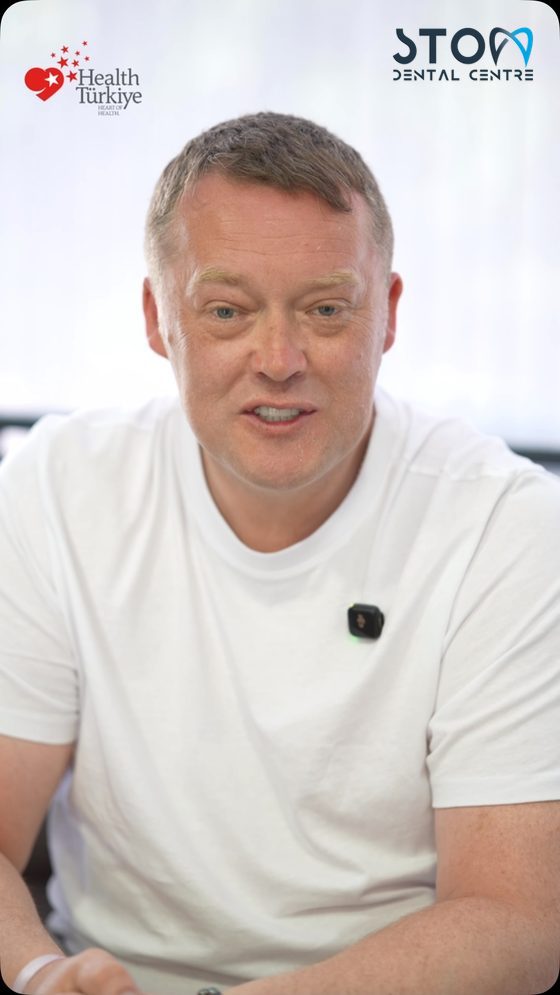 Sean from Birmingham, the UK — Patient Testimonial | Stom Dental Centre Antalya