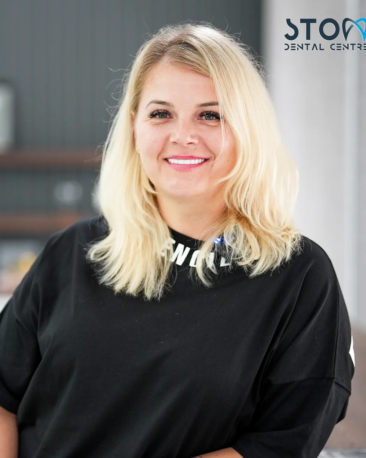 Smiling patient at Stom Dental Centre Antalya