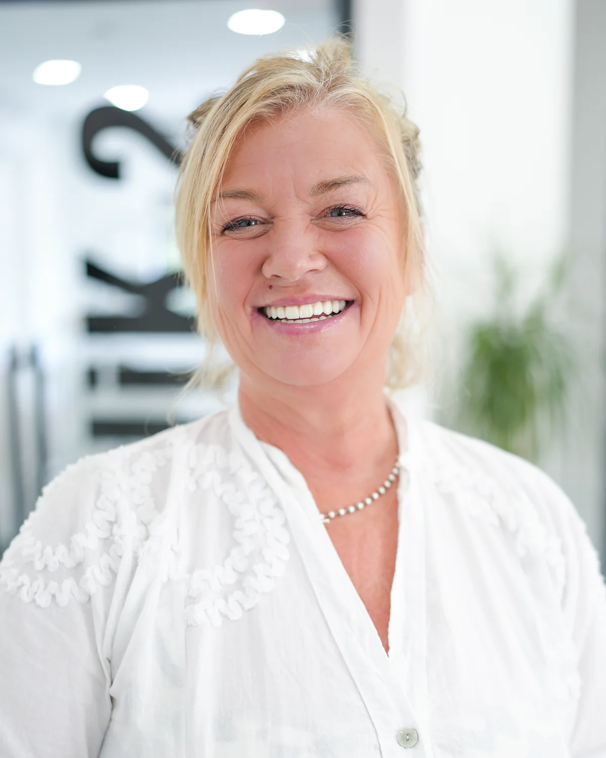 Happy patient smiling at Stom Dental Centre Antalya